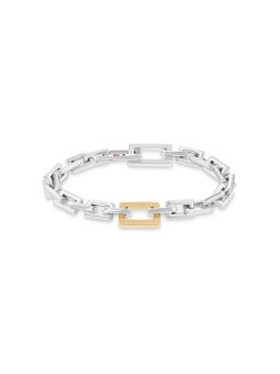 Tommy Hilfiger Bracciale massiccio in acciaio bicolore 2780868 donna