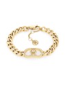 Tommy Hilfiger Bracciale monogramma placcato oro di lusso 2780895 donna