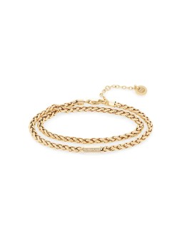 Tommy Hilfiger Bracciale doppio placcato oro moda 2780876 donna