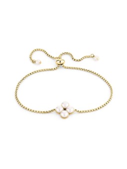 Tamaris Delicato bracciale placcato oro con perle sintetiche TJ-0515-B-23 donna
