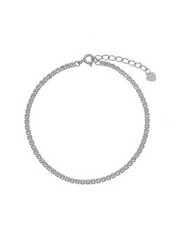 AGAIN Gioielli Bracciale tennis in argento con zirconi cubici AJNR0001 donna