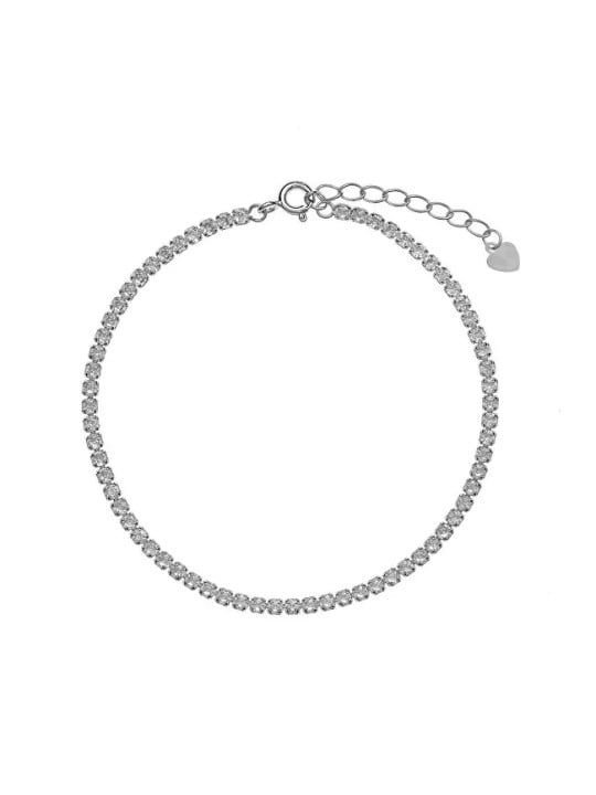 AGAIN Gioielli Bracciale tennis in argento con zirconi cubici AJNR0001 donna