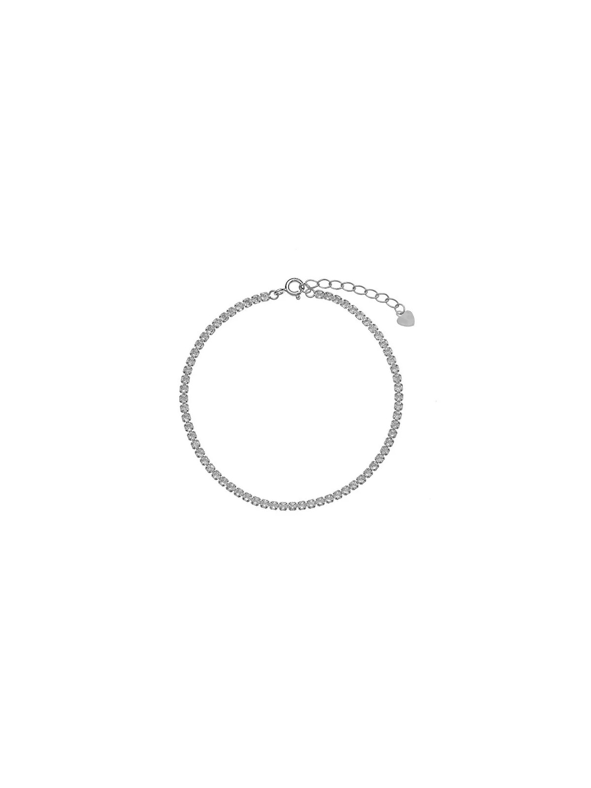 AGAIN Gioielli Bracciale tennis in argento con zirconi cubici AJNR0001 donna