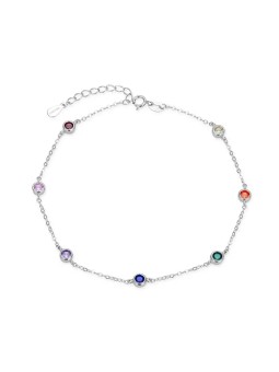 Agato Bracciale in argento con colori zirconi AGB767/21 donna