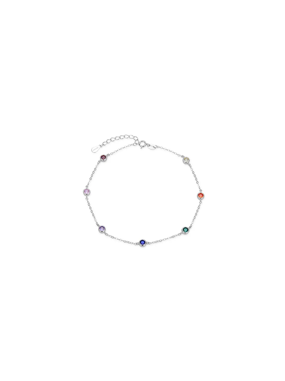 Agato Bracciale in argento con colori zirconi AGB767/21 donna
