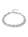 Agato Bracciale distintivo in argento con zirconi AGB758/21 donna