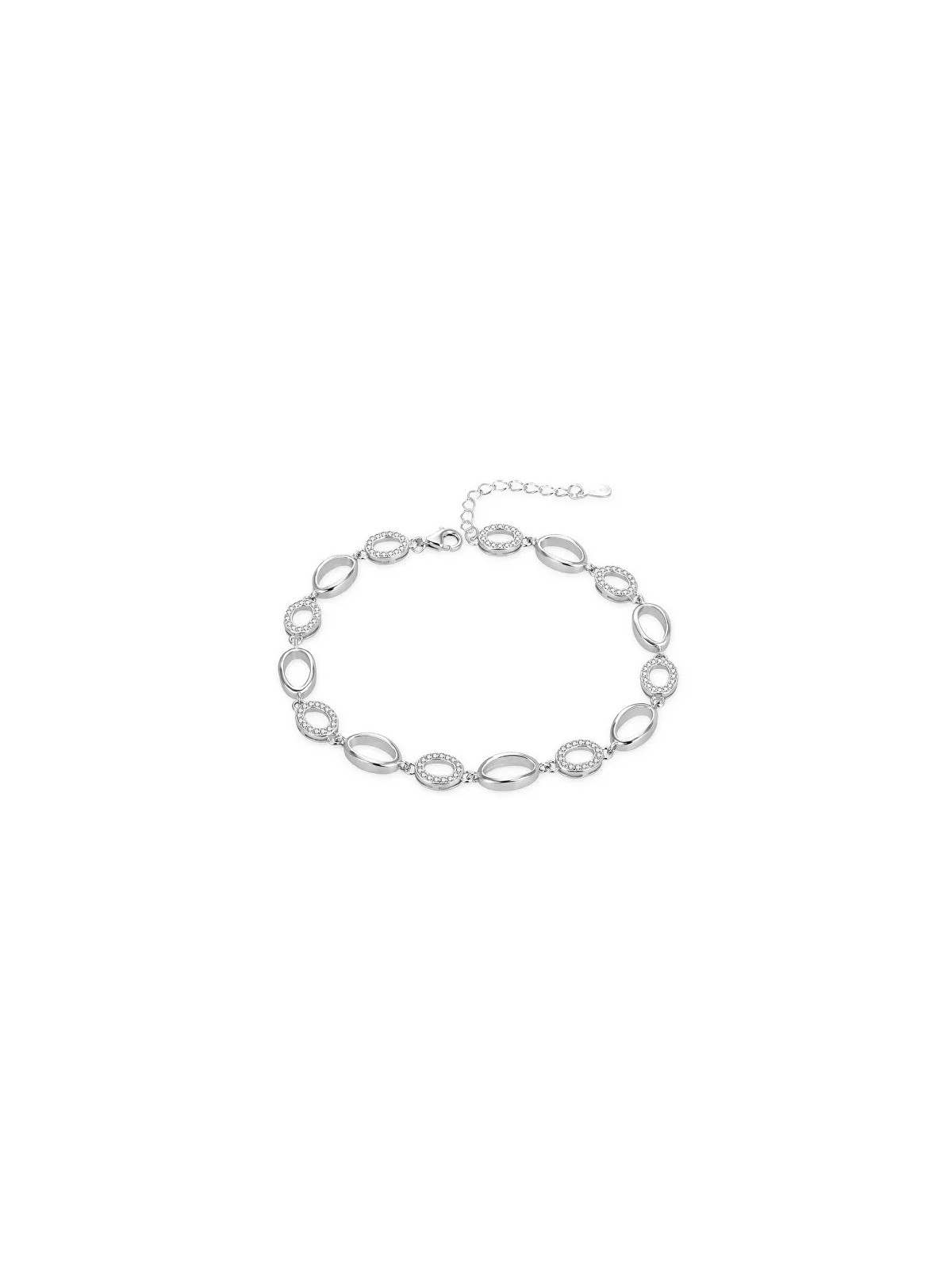 Agato Bracciale alla moda in argento con zirconi AGB775/21 donna