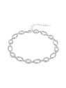 Agato Bracciale alla moda in argento con zirconi AGB775/21 donna