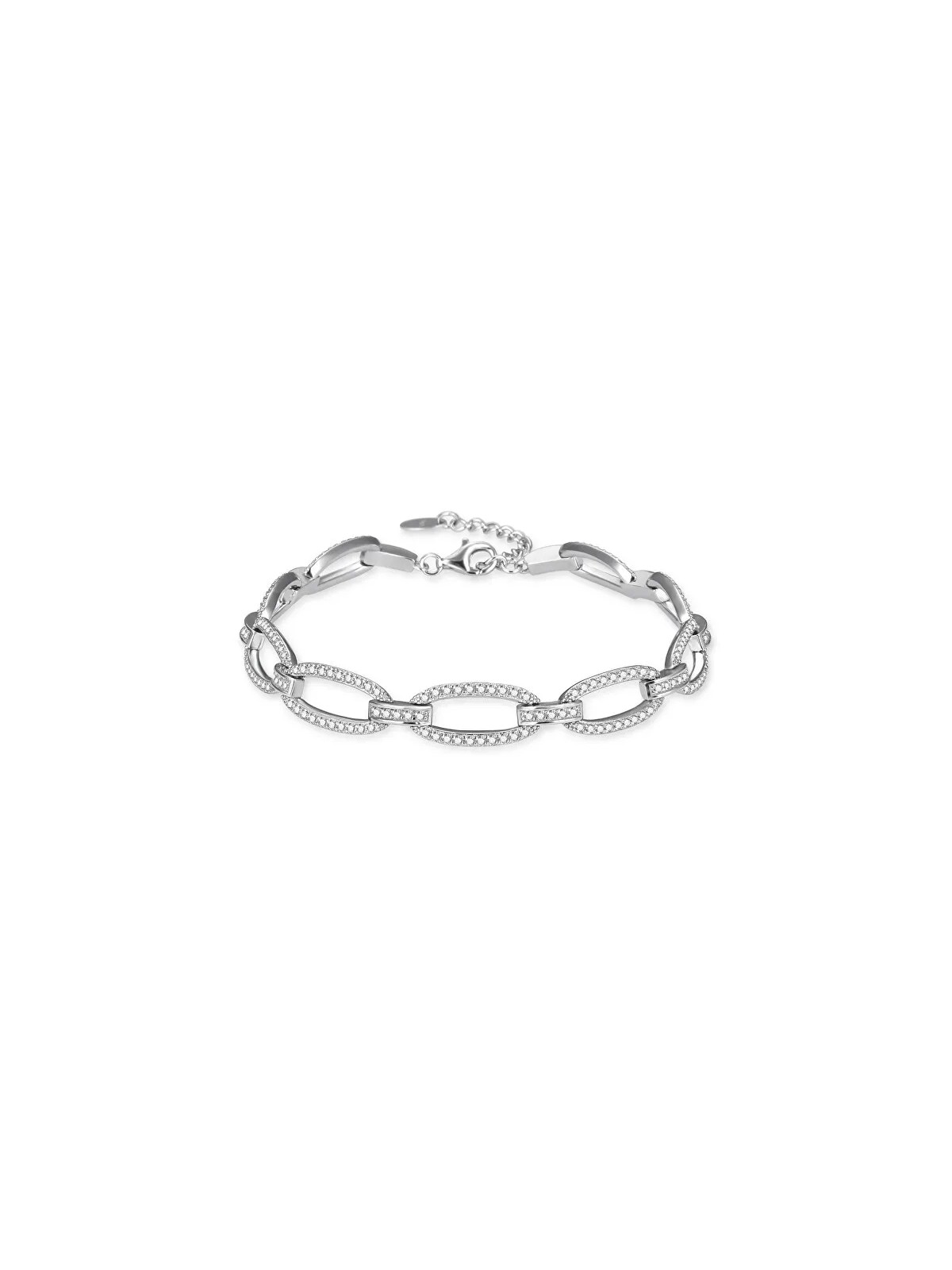 Agato Bracciale alla moda in argento con zirconi AGB779/21 donna