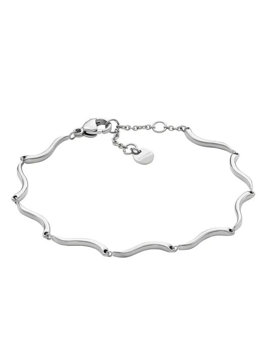Skagen Bracciale moderno in acciaio da donna Wave SKJ1793040 donna