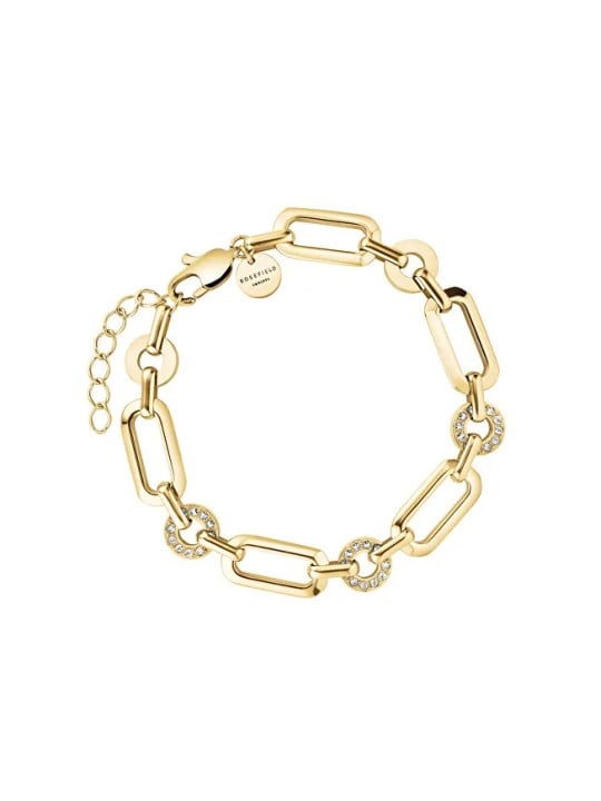 Rosefield Bellissimo bracciale multiottagono in zirconi placcato oro JBOSG-J900 donna
