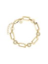Rosefield Bellissimo bracciale multiottagono in zirconi placcato oro JBOSG-J900 donna