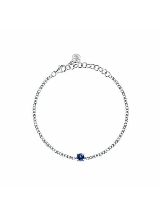 Morellato Bracciale Tesori in argento con zirconi cubici blu SAIW238 donna
