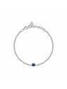 Morellato Bracciale Tesori in argento con zirconi cubici blu SAIW238 donna