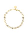 Brosway Bracciale di lusso placcato oro con cristallo trasparente Symphonia BYM169 donna