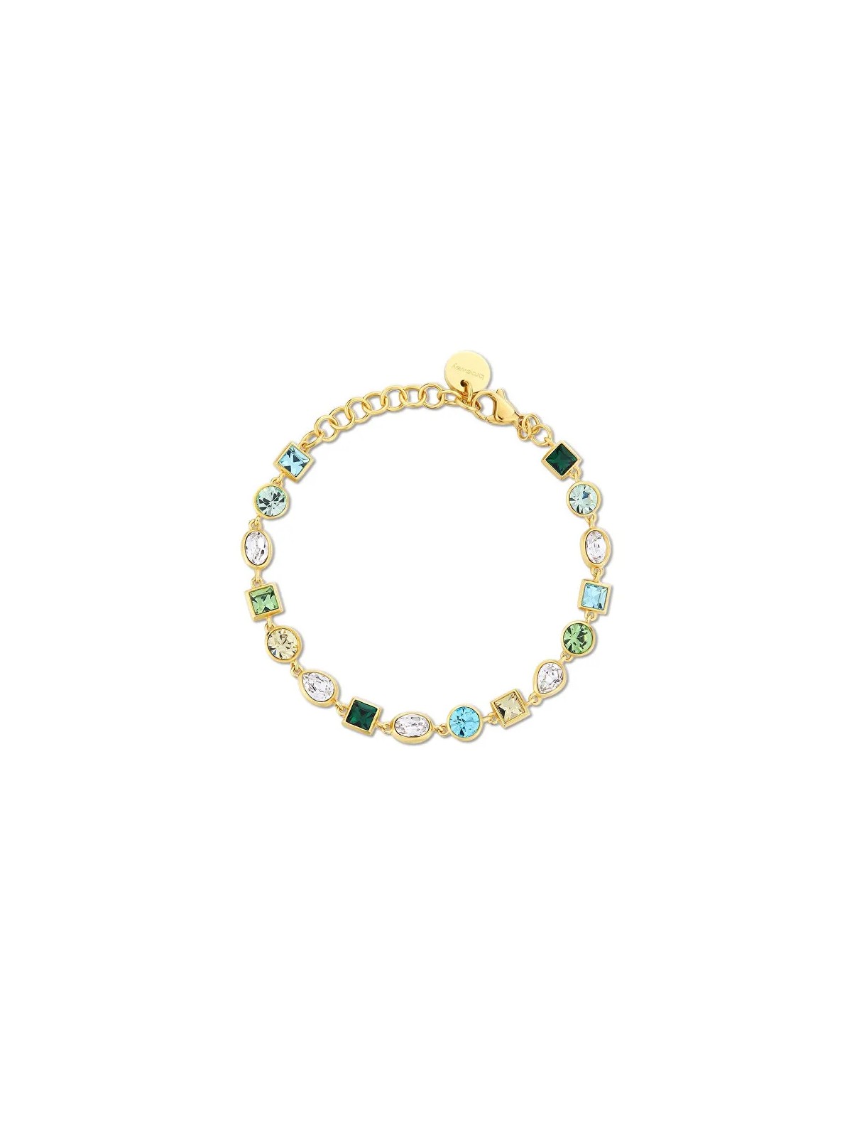 Brosway Bracciale di lusso placcato oro con cristalli colorati Symphonia BYM171 donna