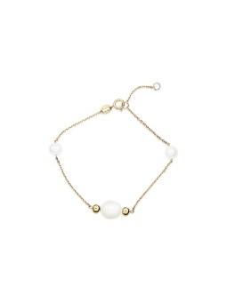 JVD Fascinating bracciale placcato oro con perle SVLB0747SH8GP18 donna