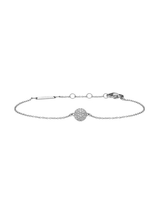 Daniel Wellington Elegante bracciale in acciaio con pavé di sfere scintillanti DW00400656 donna