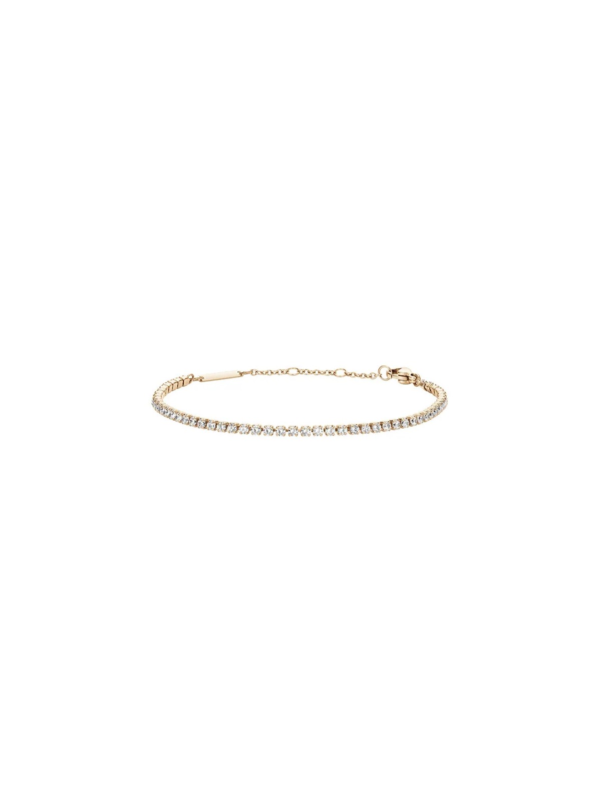 Daniel Wellington Bracciale in bronzo scintillante con cristalli Classic Tennis DW00400387 donna