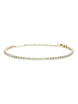 Daniel Wellington Bracciale scintillante placcato oro con cristalli Classic Tennis DW00400388 donna