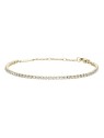 Daniel Wellington Bracciale scintillante placcato oro con cristalli Classic Tennis DW00400388 donna