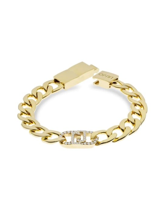 Liu Jo Elegante bracciale placcato oro con cristilla Fashion LJ2642 donna