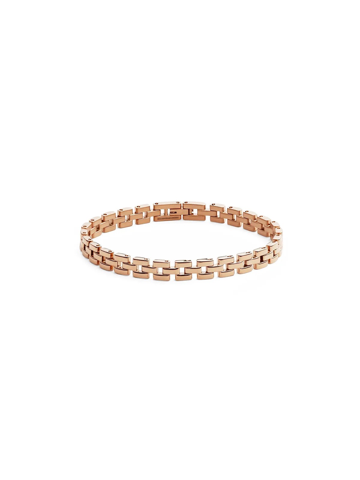 Daniel Wellington Bracciale fashion in bronzo in acciaio 3 maglie DW004009 - Lunghezza: 18.5 cm donna