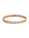 Daniel Wellington Bracciale fashion in bronzo in acciaio 3 maglie DW004009 - Lunghezza: 18.5 cm donna