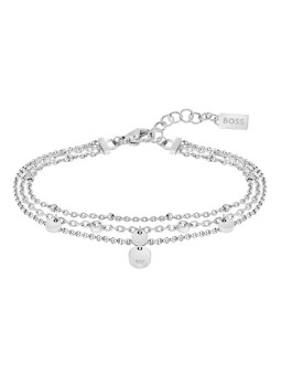 Hugo Boss Bracciale in acciaio moda con cristilla Iris 1580331 donna