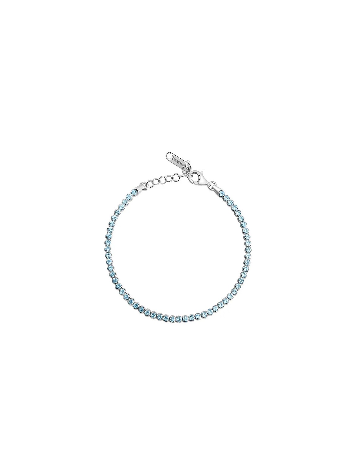 Brosway Bracciale tennis con zirconi cubici fantasia nuvola azzurro FCL107 donna