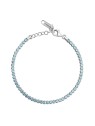 Brosway Bracciale tennis con zirconi cubici fantasia nuvola azzurro FCL107 donna