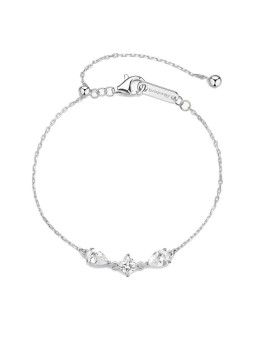 Brosway Bracciale in argento con zirconi cubici Infinite White Fancy FIW116 donna