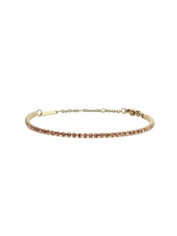 Daniel Wellington Bracciale placcato oro abbagliante con cristalli Classic Tennis DW00401110 donna