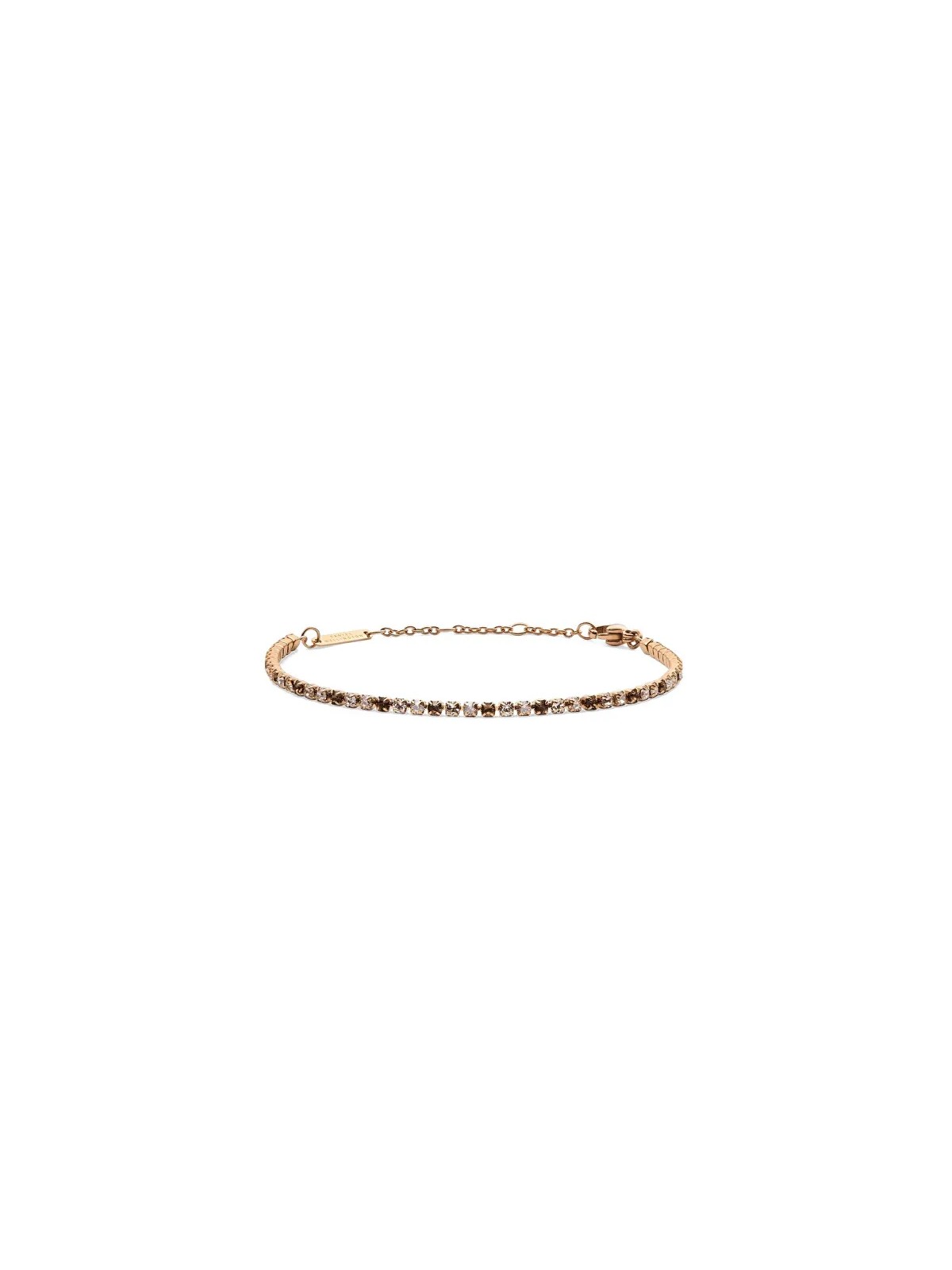 Daniel Wellington Bracciale in acciaio con cristilla Classic Tennis DW00401115 donna