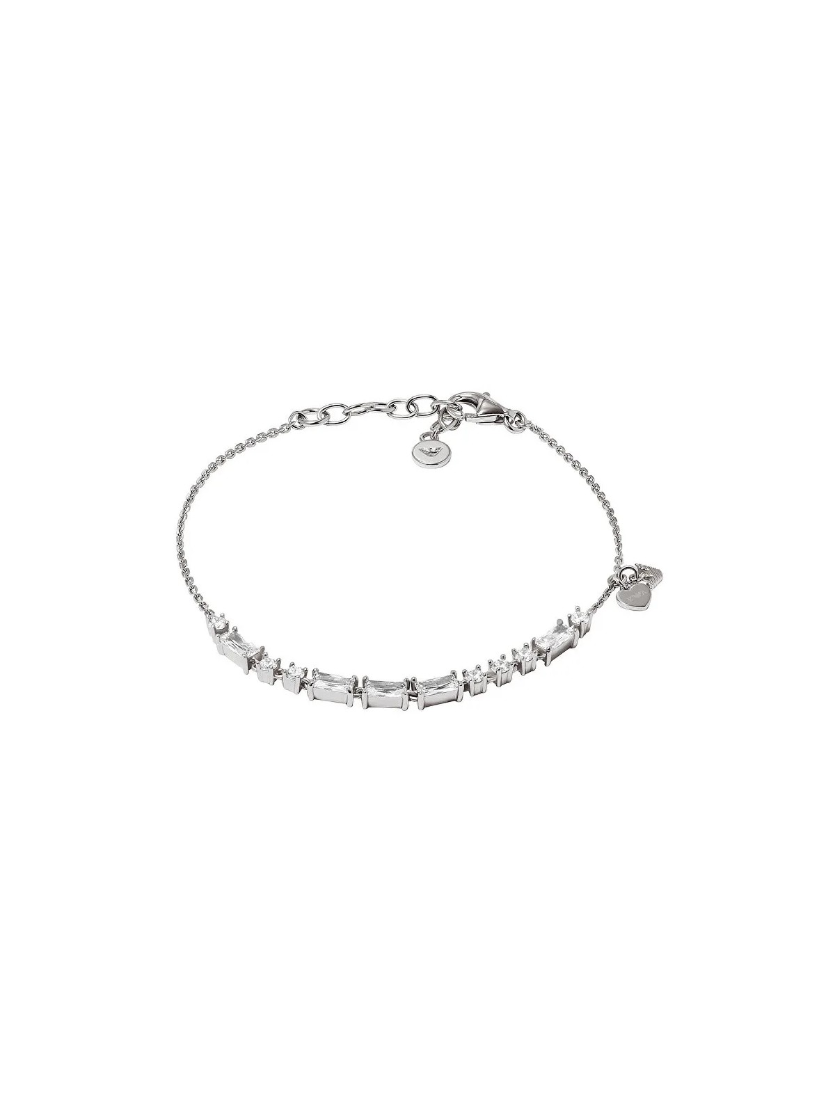 Emporio Armani Elegante bracciale in argento da donna con zirconi EG3605040 donna