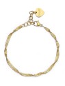 S'Agapõ Elegante bracciale placcato oro Hádek Chunky SHK52 donna