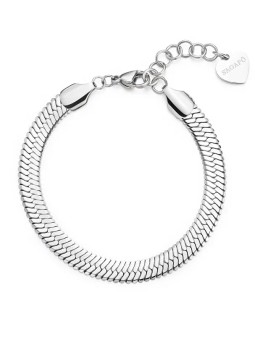 S'Agapõ Bracciale in acciaio Hádek Chunky SHK97 da donna donna