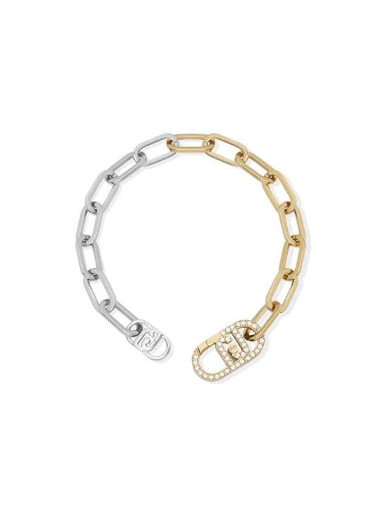 Liu Jo Bracciale bicolore distintivo con cristilla LJ2809 donna