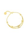 Liu Jo Bracciale doppio placcato oro con cristalli LJ2908 donna