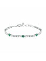 Morellato Bracciale tennis romantico in argento riciclato Tesori SAIW235 donna