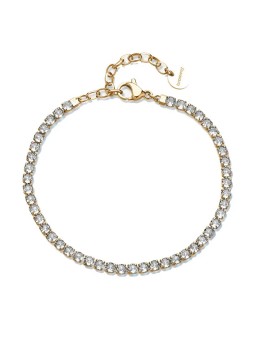 Brosway Bracciale tennis placcato oro con zirconi trasparenti Desideri BEI100 donna