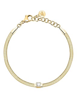 Morellato Bracciale placcato oro con cristallo trasparente Hadek Gioia SAVY36 donna