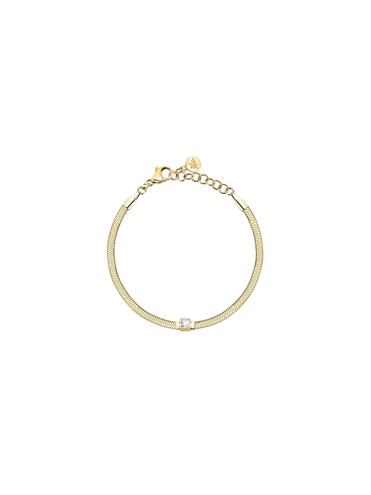 Morellato Bracciale placcato oro con cristallo trasparente Hadek Gioia SAVY36 donna