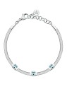 Morellato Bracciale in acciaio con cristilla azurri Hadek Gioia SAVY34 donna