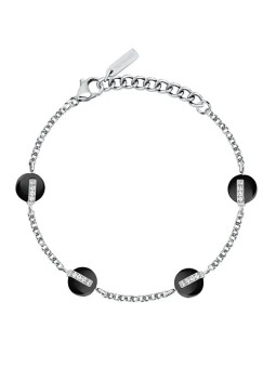 Trussardi Bracciale da donna in acciaio con cristilla T-Round TJAYF09 donna