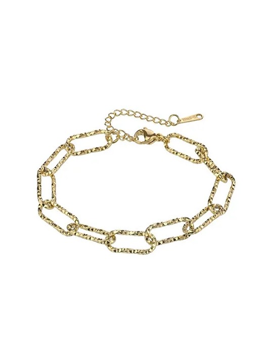 Marc Malone Bracciale in acciaio placcato oro Sarai Gold Bracciale MCB24014G donna