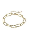 Marc Malone Bracciale in acciaio placcato oro Sarai Gold Bracciale MCB24014G donna