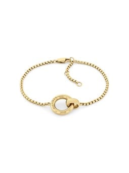 Tommy Hilfiger Bracciale in acciaio placcato oro da donna Circles 2780947 donna