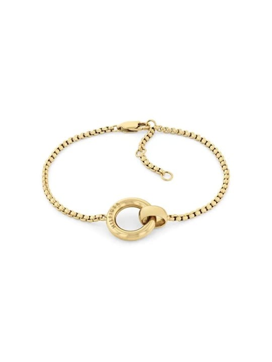 Tommy Hilfiger Bracciale in acciaio placcato oro da donna Circles 2780947 donna