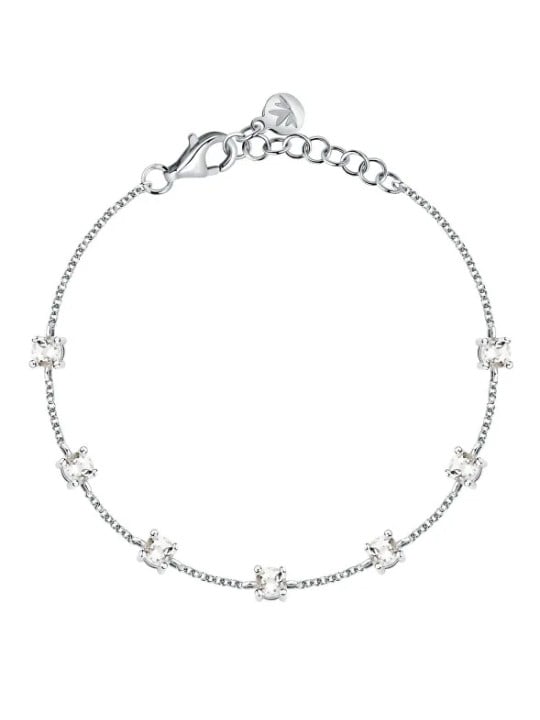 Morellato Bracciale in argento con zirconi cubici trasparente Tesori SAIW292 donna